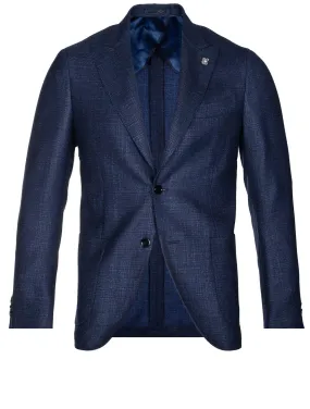 Wool & Silk Sports Jacket Blue