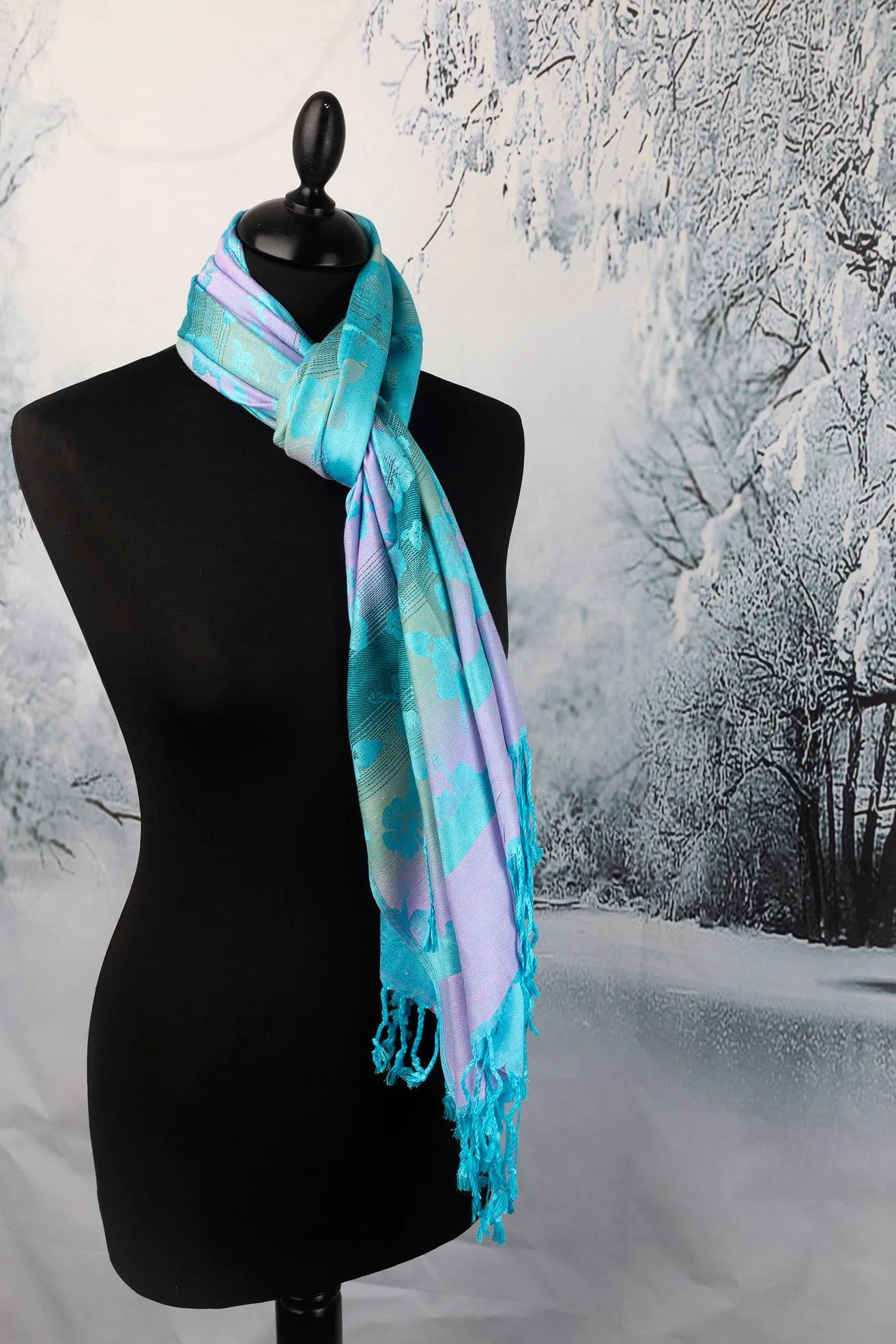 Wrap in Warmth and Style with this Cashmere Shawl Women's Winter Scarf  FREE SHIPPING