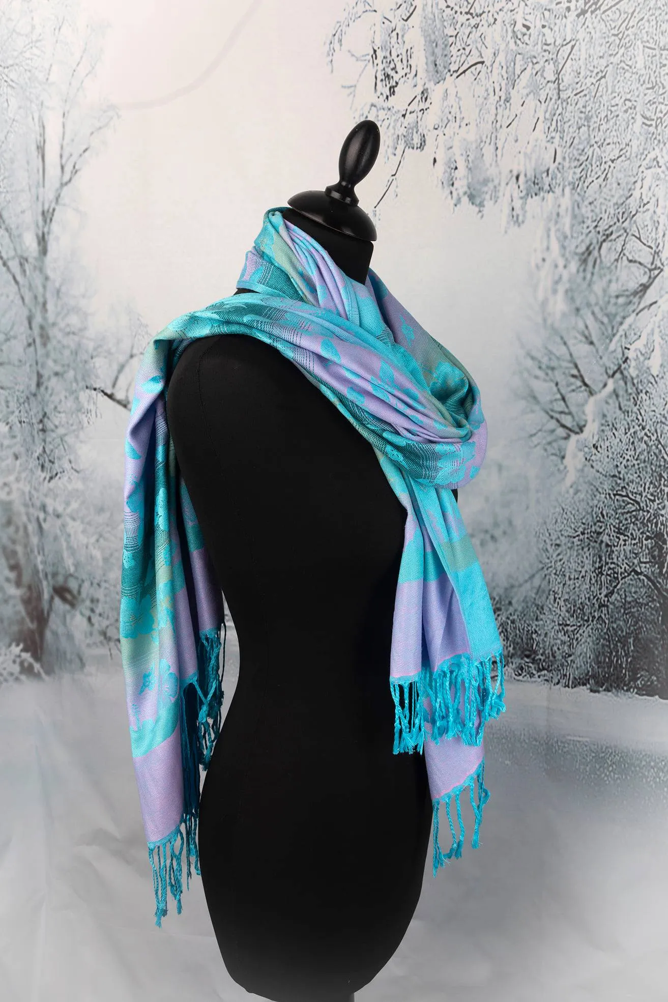 Wrap in Warmth and Style with this Cashmere Shawl Women's Winter Scarf  FREE SHIPPING