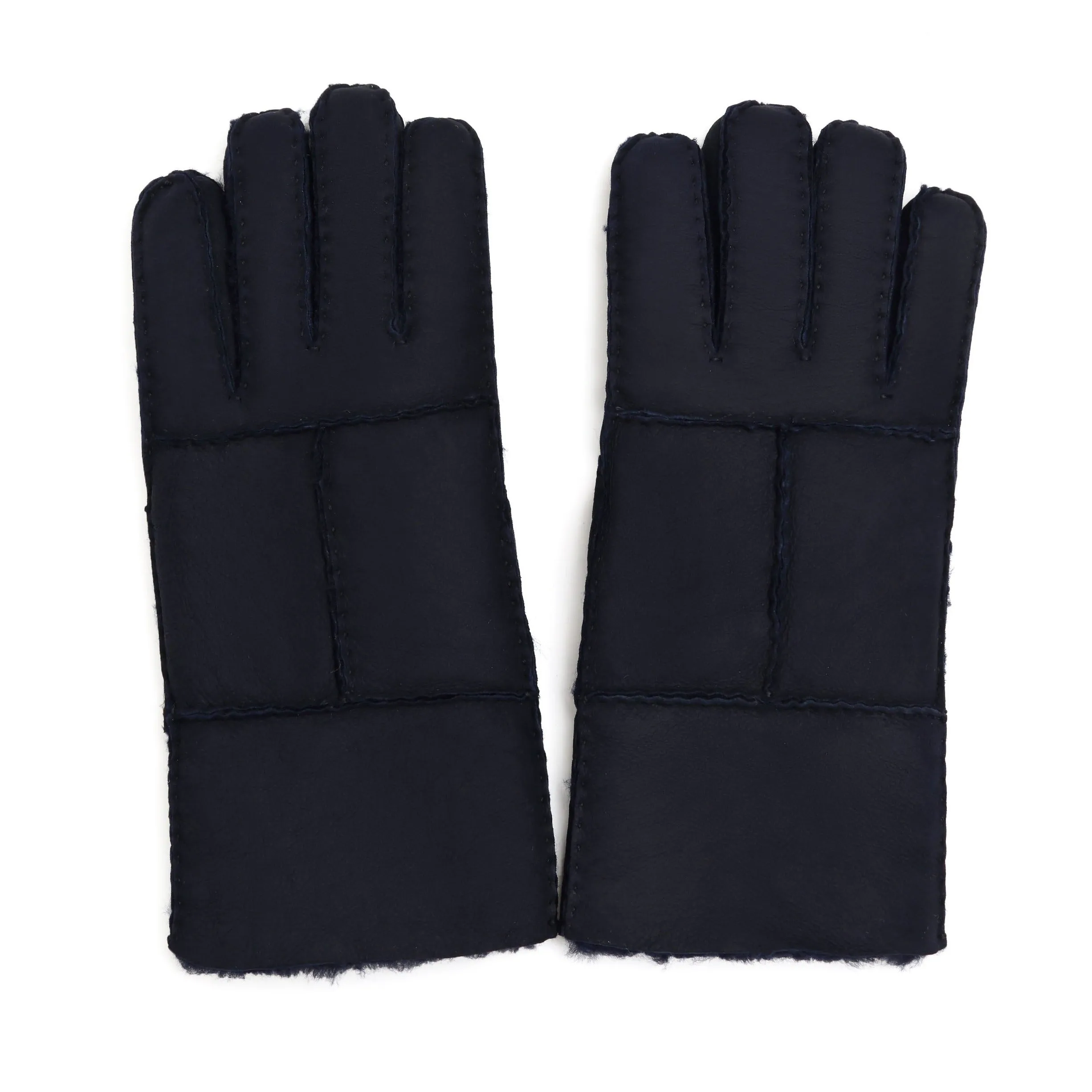 YISEVEN Men's Winter Sheepskin Shearling Leather Gloves