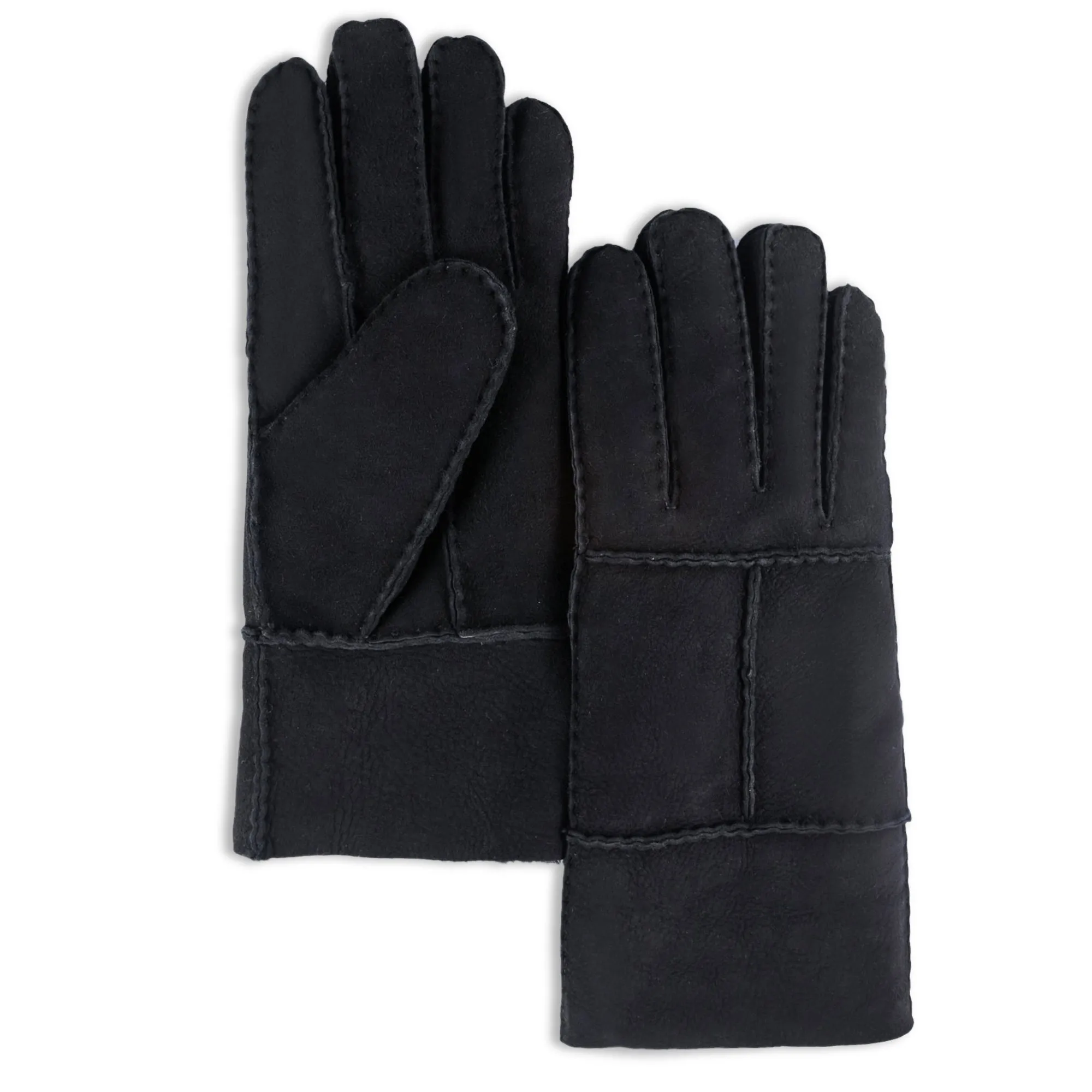 YISEVEN Men's Winter Sheepskin Shearling Leather Gloves