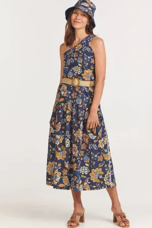 Yorke Skirt Indigo Chintz